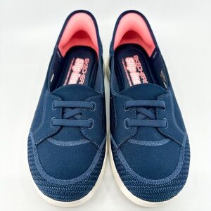 Skechers Slip Ins On the go Flex Top Notch Hands Free Women’s Size 8 Navy Blue